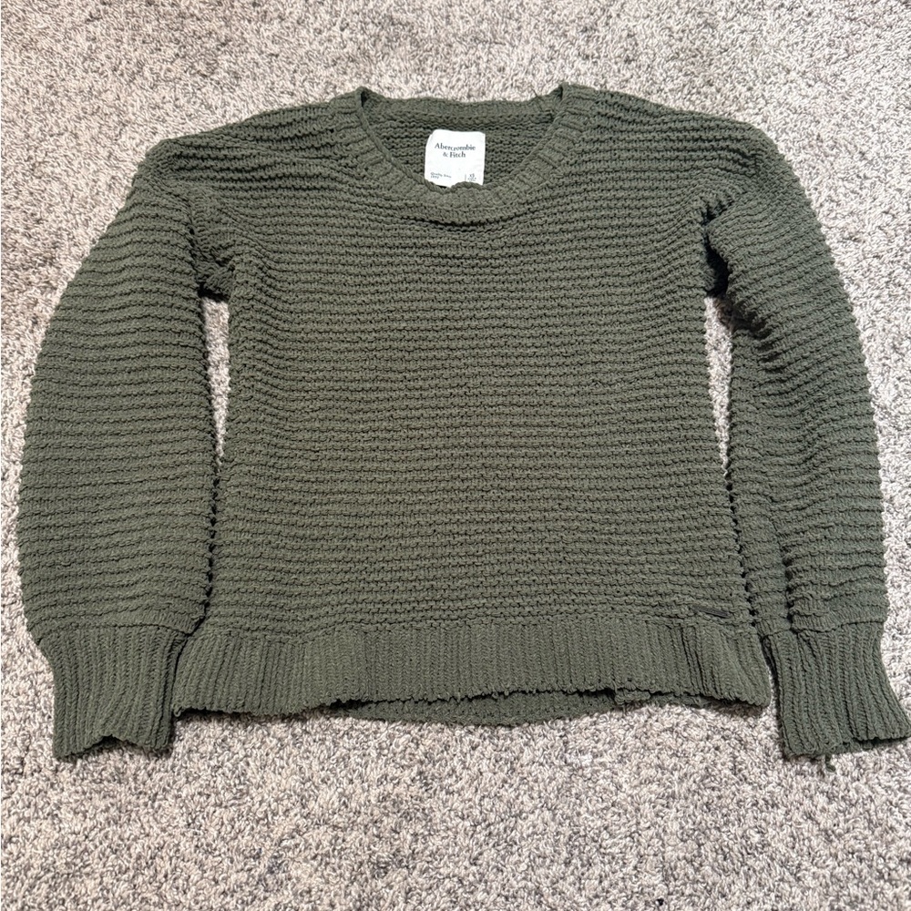 Abercrombie & Fitch Forest Green Sweater